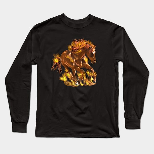 Pferd Long Sleeve T-Shirt by sibosssr